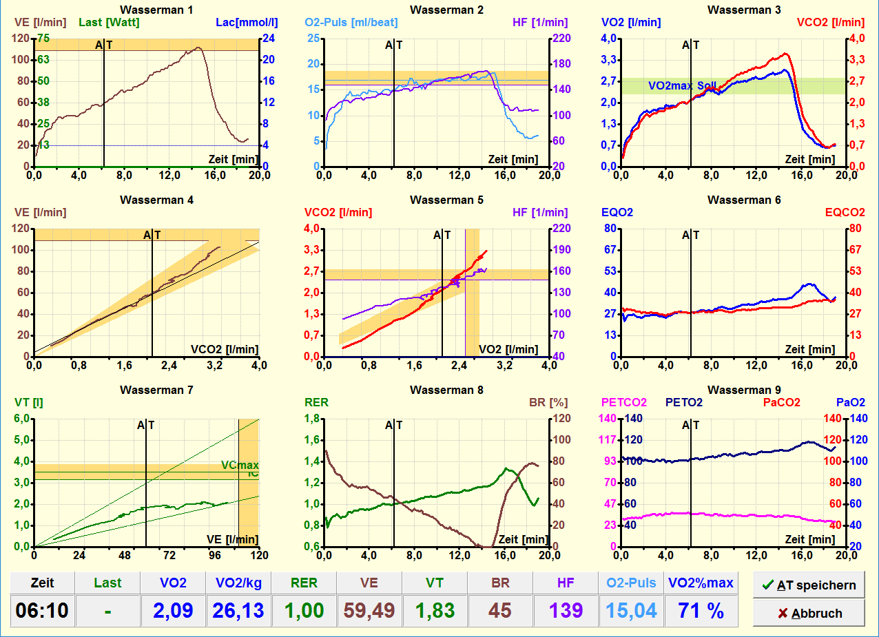 Spiroergometry Example