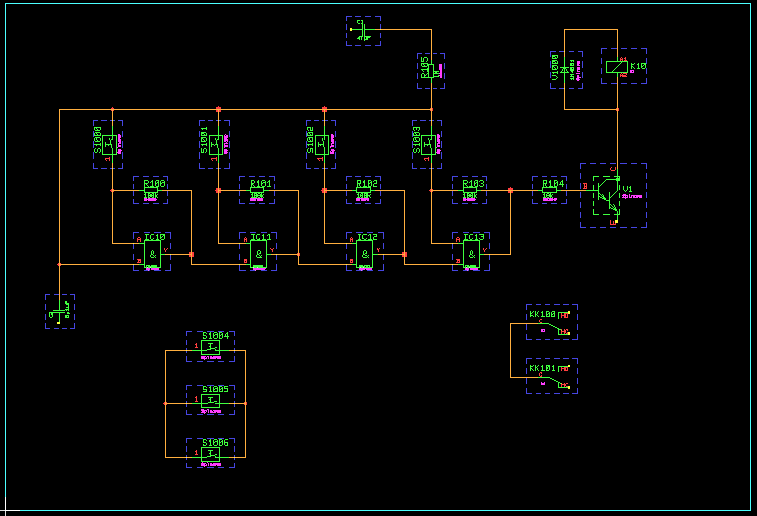 Abbildung 2-5: Stromlauf mit Symbolen und Verbindungen